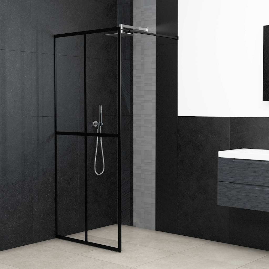 bruseafskærmning 80x195 cm hærdet glas klart