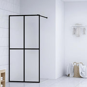 bruseafskærmning 140x195 cm hærdet glas matteret