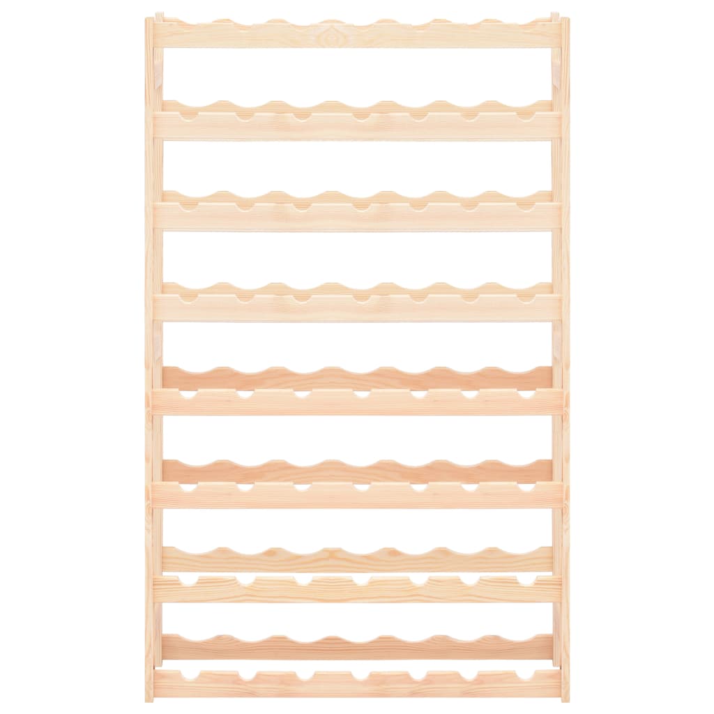 vinreol til 56 flasker fyrretræ