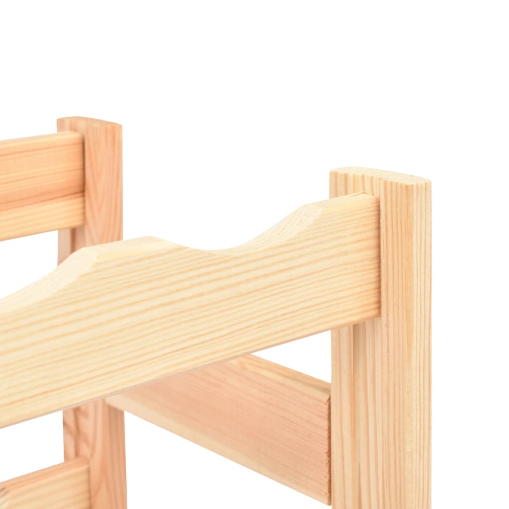 vinreol til 77 flasker fyrretræ