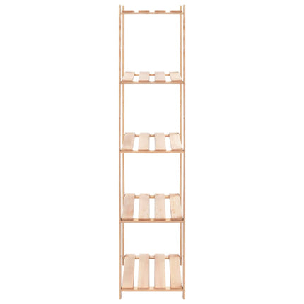 reol i 5 niveauer 80 x 38 x 170 cm massivt fyrretræ 250 kg