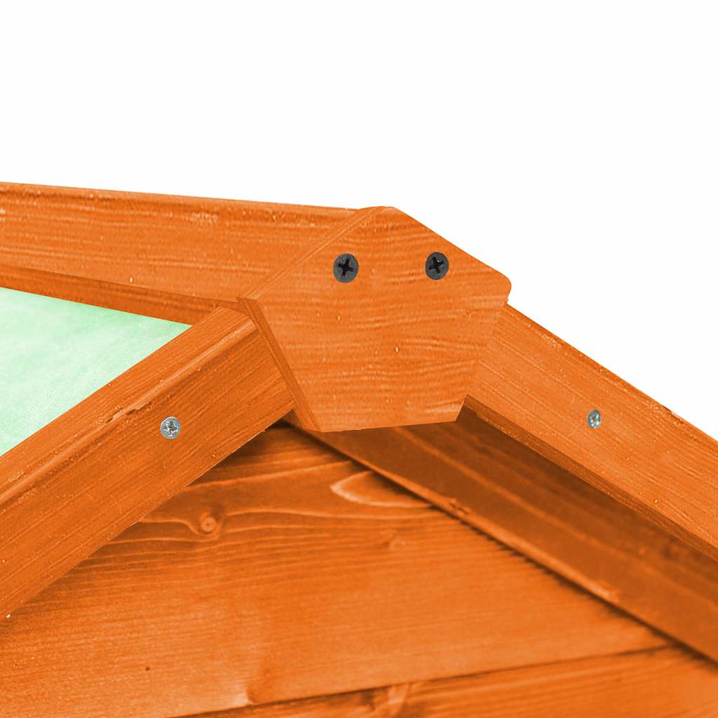 kaninbur 140x63x120 cm massivt fyrretræ