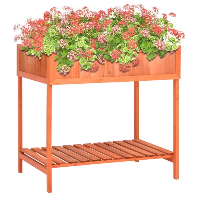 plantekasse 80x60x80 cm massivt grantræ