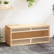 terrarium 120x50x50 cm konstrueret træ