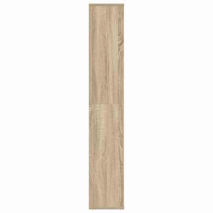 rumdeler/bogreol 100x24x140 cm konstrueret træ sonoma-eg