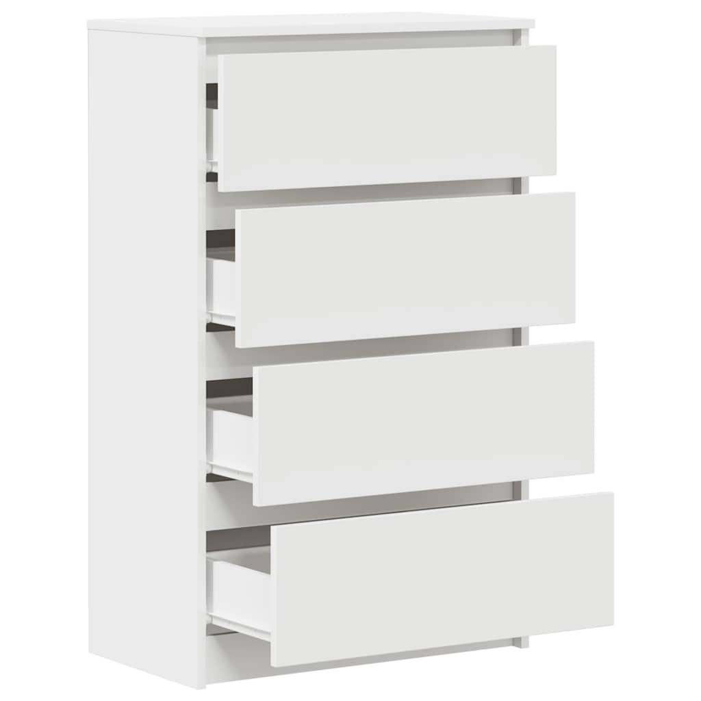 skænk 60x35x98,5 cm konstrueret træ hvid