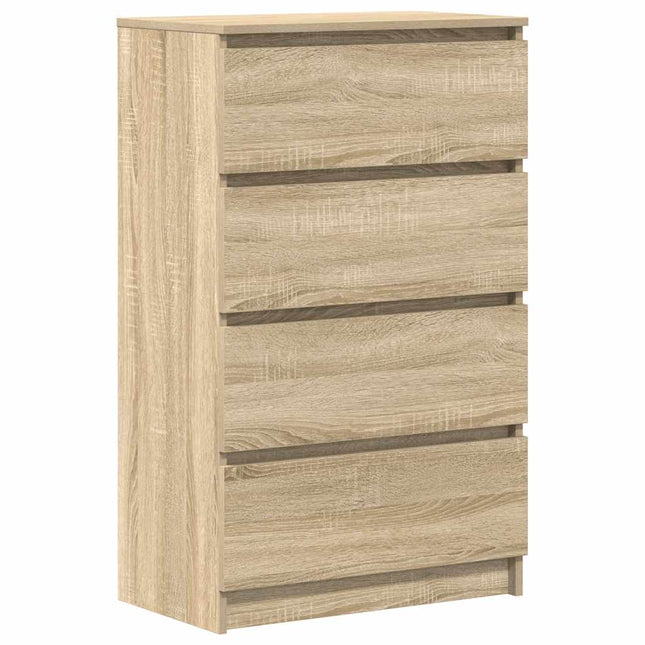 skænk 60x35x98,5 cm konstrueret træ sonoma-egetræsfarvet