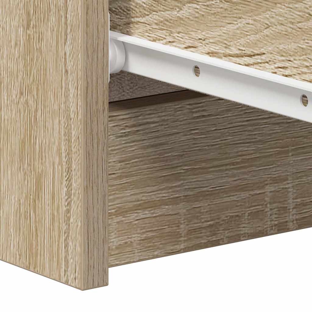 skænk 60x35x98,5 cm konstrueret træ sonoma-egetræsfarvet