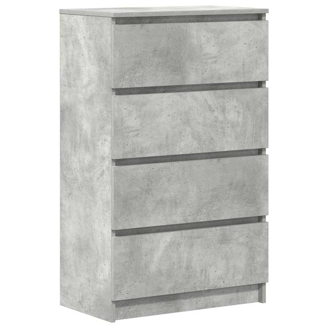 skænk 60x35x98,5 cm konstrueret træ betongrå