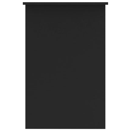 skrivebord 100x50x76 cm konstrueret træ sort
