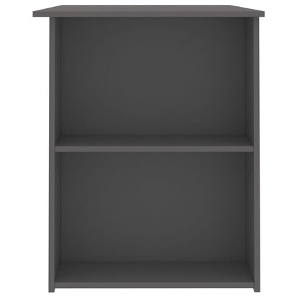 skrivebord 110x60x73 cm konstrueret træ grå