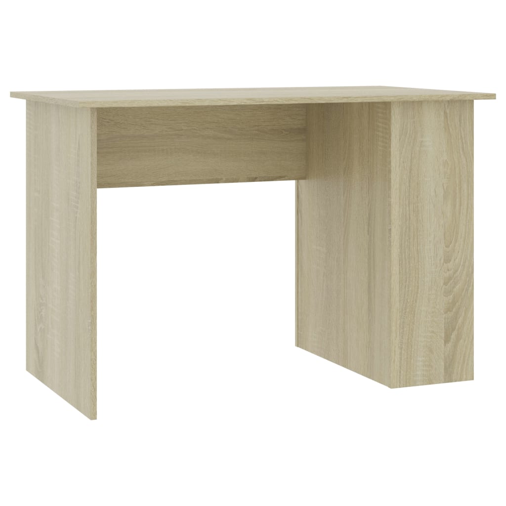 skrivebord 110x60x73 cm konstrueret træ sonoma-eg