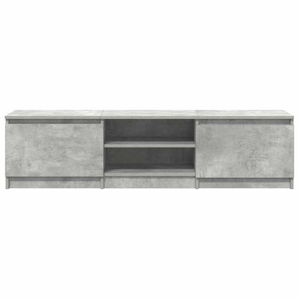tv-bord 140x40x35,5 cm konstrueret træ betongrå
