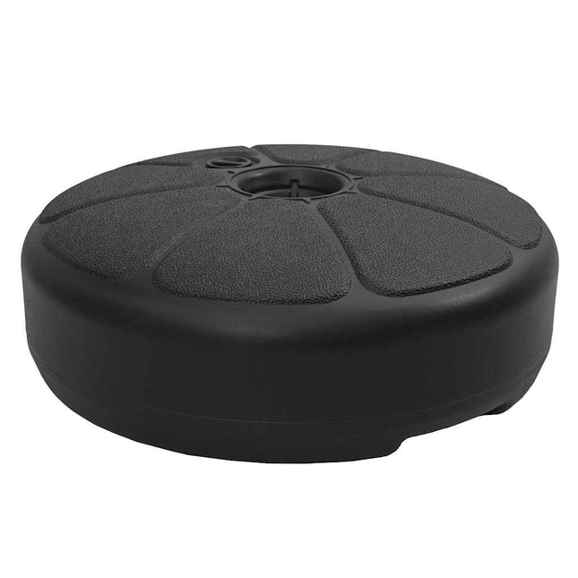 parasolfod 15 l sand- eller vandfyld sort