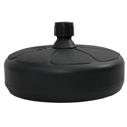 parasolfod 15 l sand- eller vandfyld sort