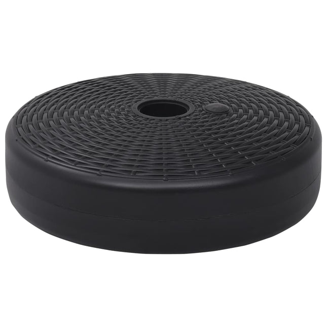 parasolfod 24 l sand- eller vandfyld sort