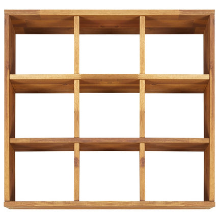 hævet plantekasse til urter 60x60x15 cm massivt akacietræ