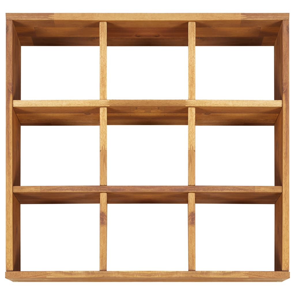 hævet plantekasse til urter 60x60x15 cm massivt akacietræ