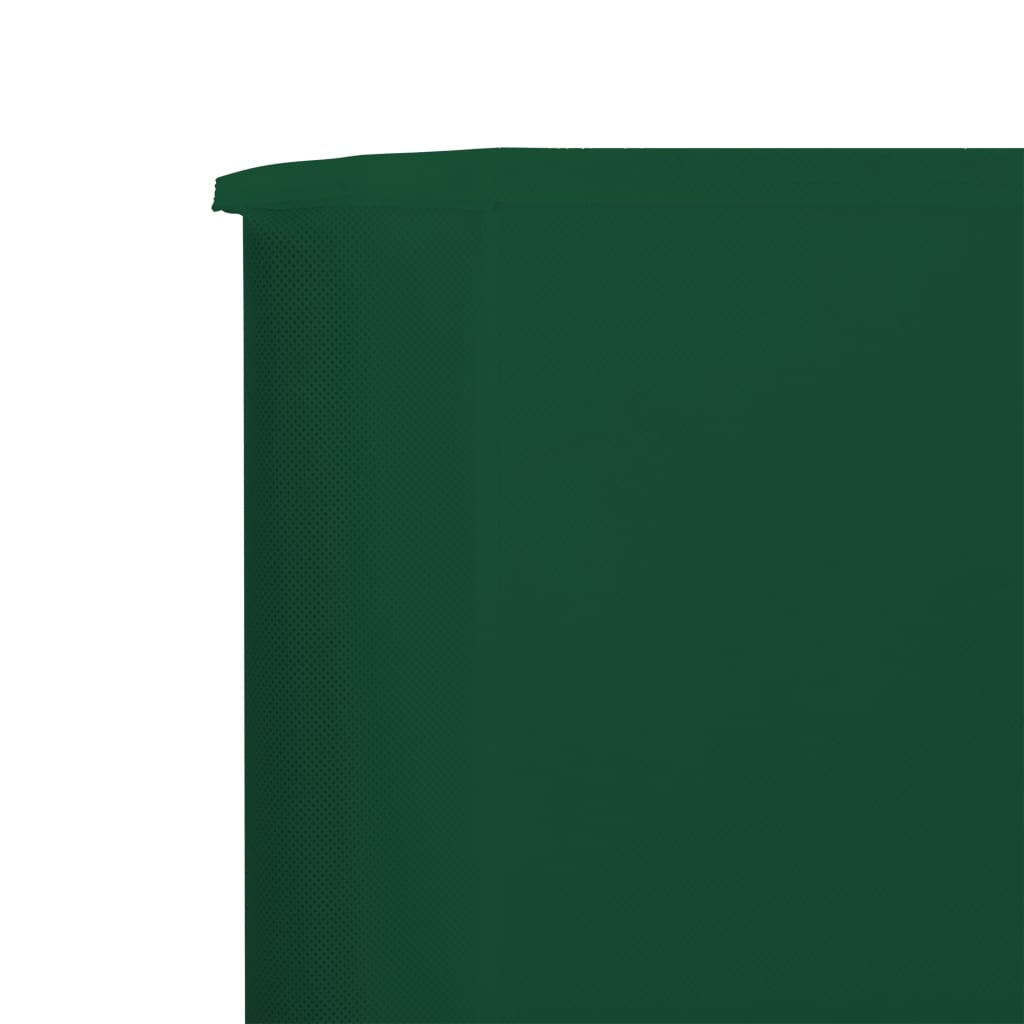 3-panels læsejl 400x160 cm stof grøn