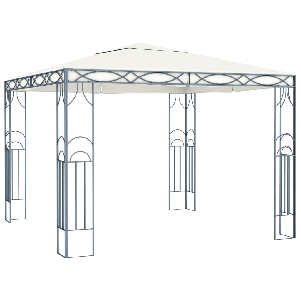 pavillon 300 x 300 cm cremefarvet