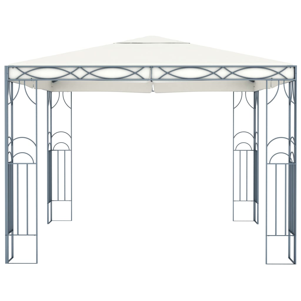 pavillon 300 x 300 cm cremefarvet