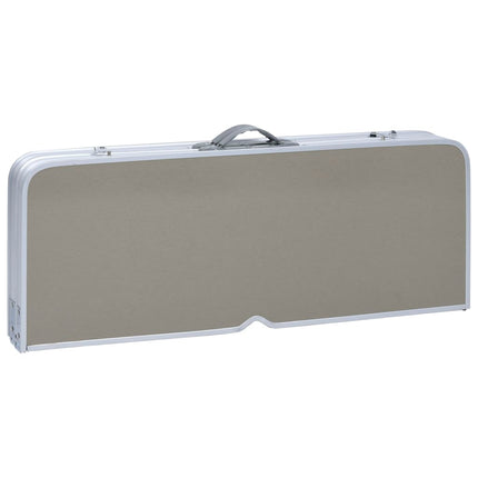 foldbart campingbord med 4 siddepladser stål aluminium