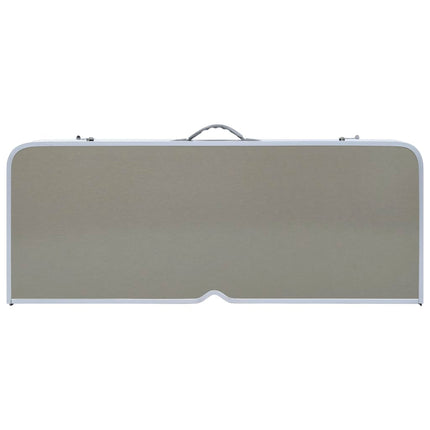foldbart campingbord med 4 siddepladser stål aluminium