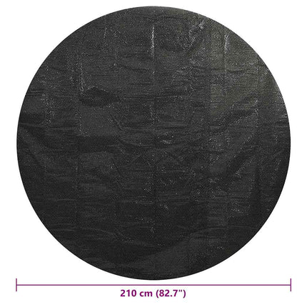 poolovertræk 210 cm PE sort