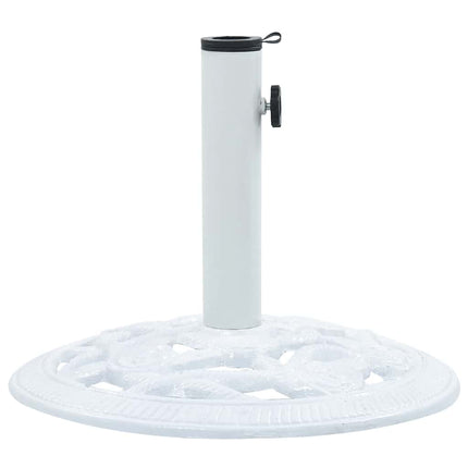 parasolfod 9 kg 40 cm støbejern hvid