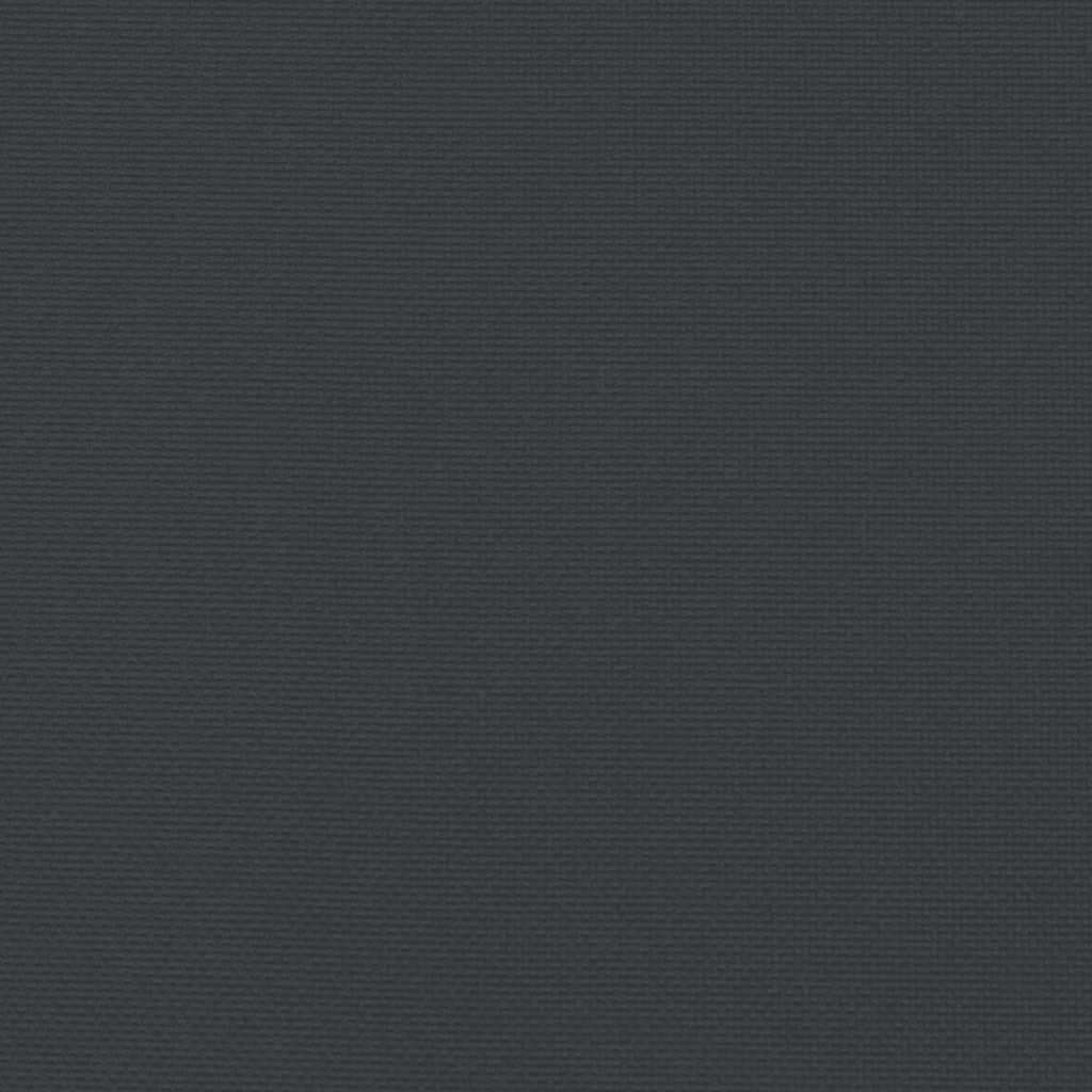 stolehynder m. høj ryg 2 stk. 120x50x3 cm stof sort