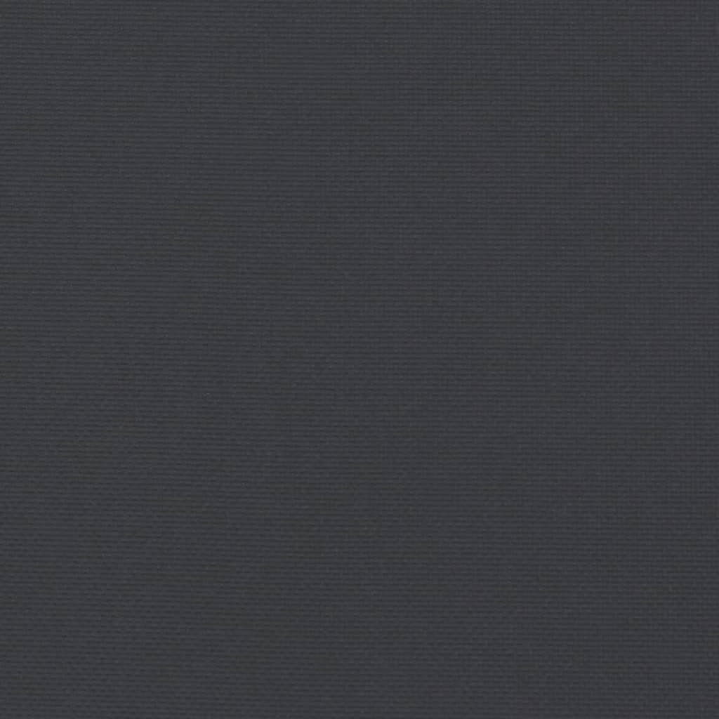 stolehynder m. høj ryg 4 stk. 120x50x3 cm stof sort