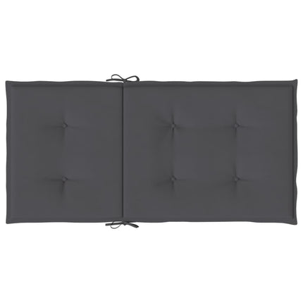 Have stol puder 2 stk. Antracit 100 x 50 x 3 cm