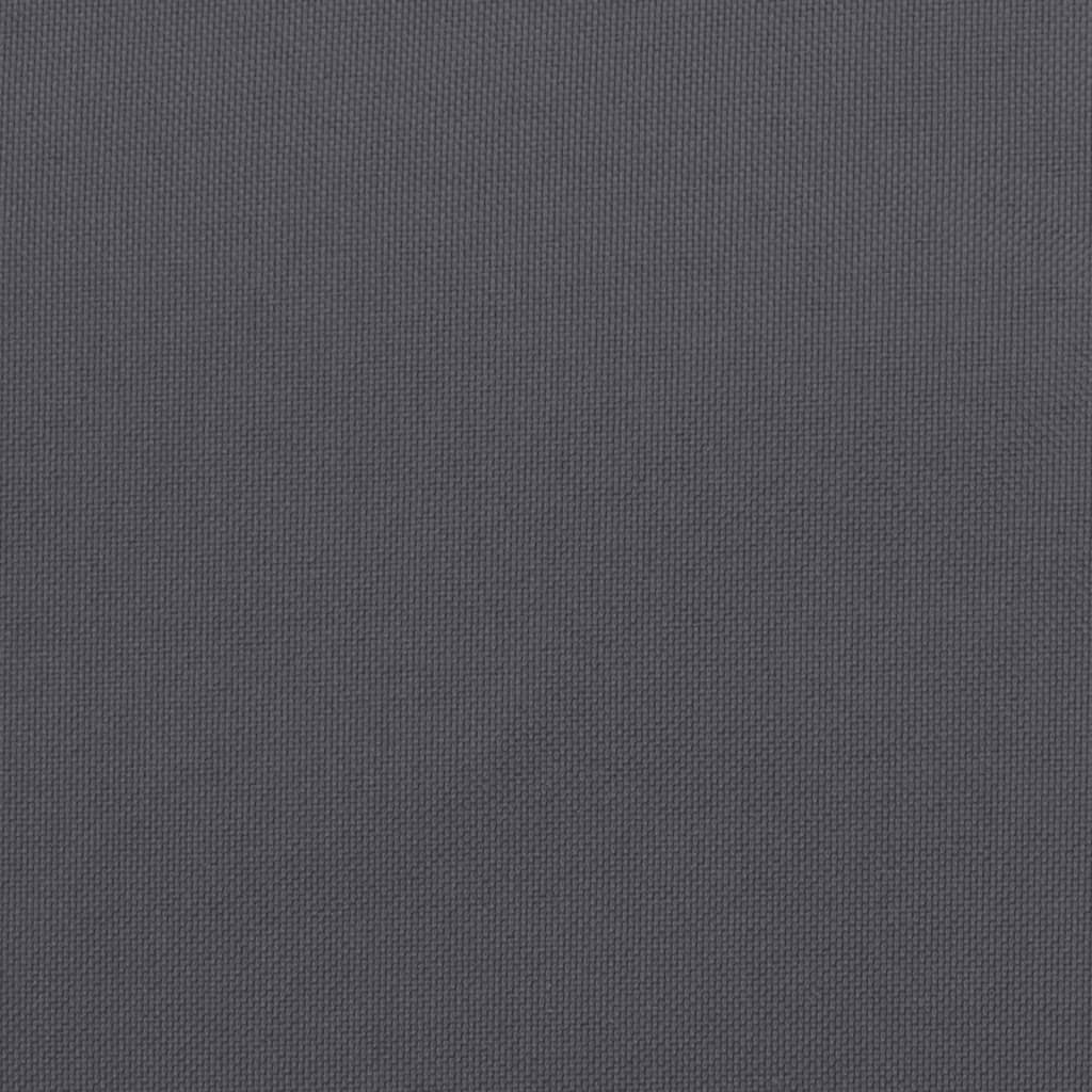 stolehynde m. lav ryg 4 stk. oxfordstof antracitgrå