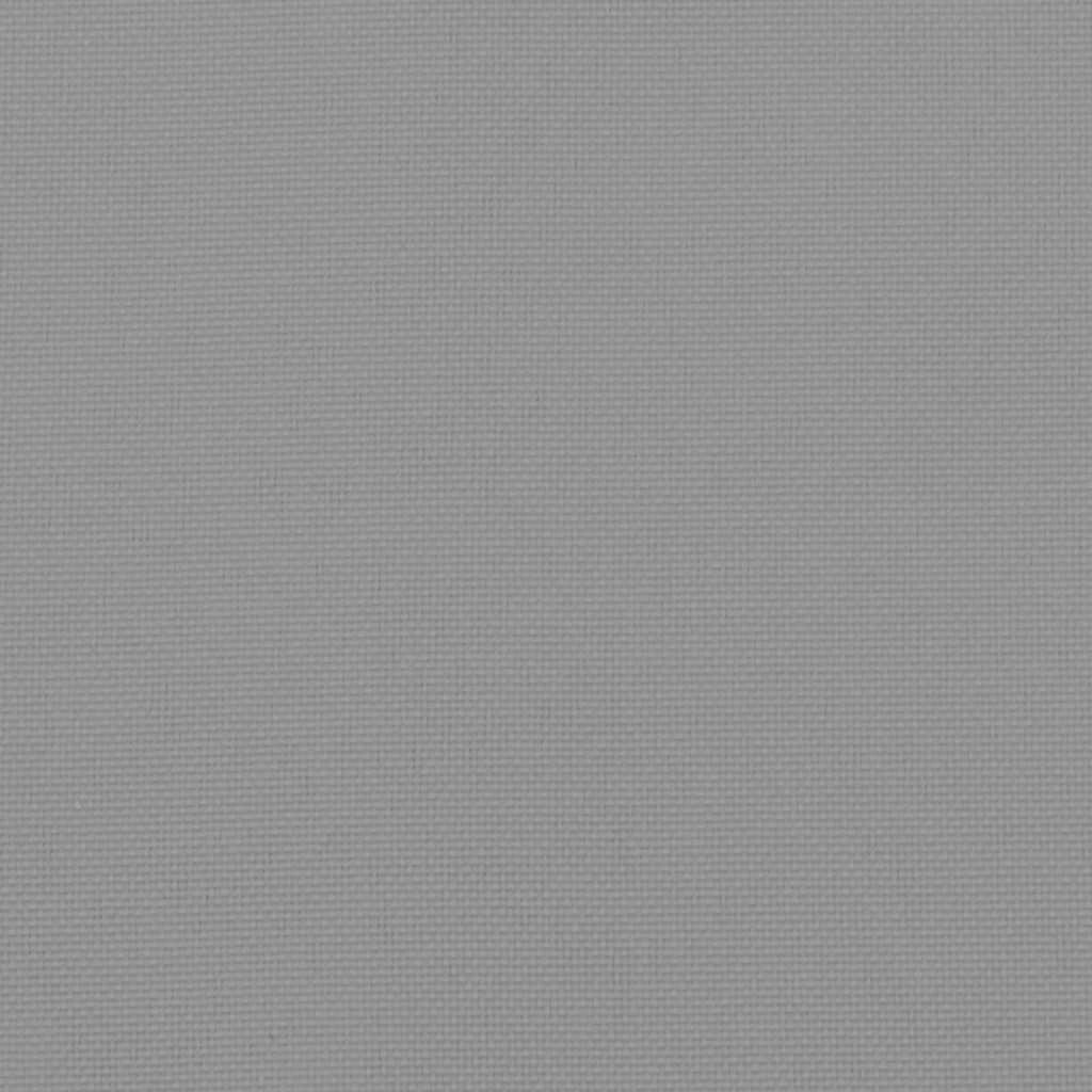 stolehynde m. lav ryg 4 stk. oxfordstof grå