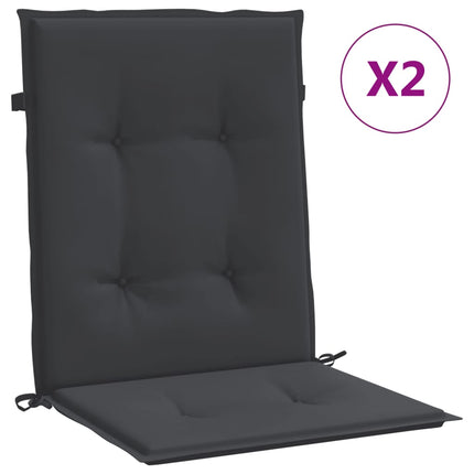 Have stol puder 2 stk. Sort 100 x 50 x 3 cm