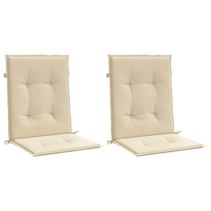 Have stol puder 2 stk. Beige 100 x 50 x 3 cm