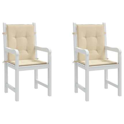Have stol puder 2 stk. Beige 100 x 50 x 3 cm