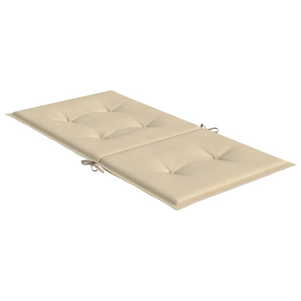 Have stol puder 2 stk. Beige 100 x 50 x 3 cm