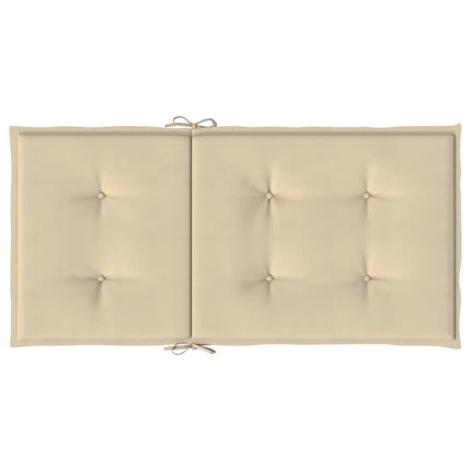 Have stol puder 2 stk. Beige 100 x 50 x 3 cm