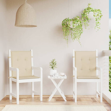 Have stol puder 2 stk. Beige 100 x 50 x 3 cm
