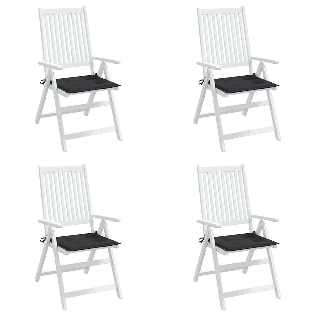 hynder til havestol 4 stk. 40x40x4 cm oxfordstof sort