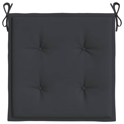 hynder til havestol 4 stk. 40x40x3 cm oxfordstof sort