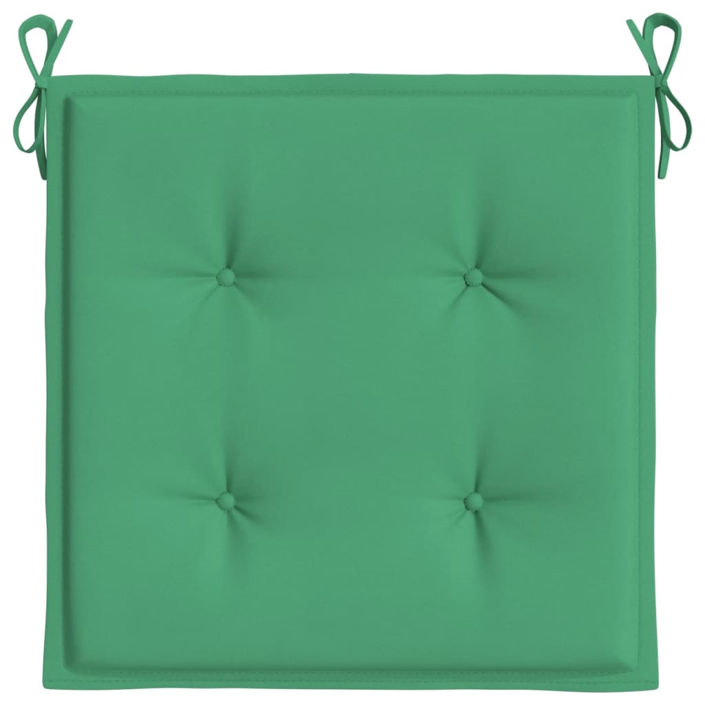 hynder til havestol 2 stk. 50x50x4 cm oxfordstof grøn