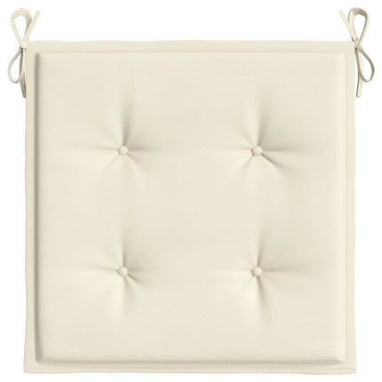hynder til havestol 2 stk. 50x50x4 cm oxfordstof cremefarvet