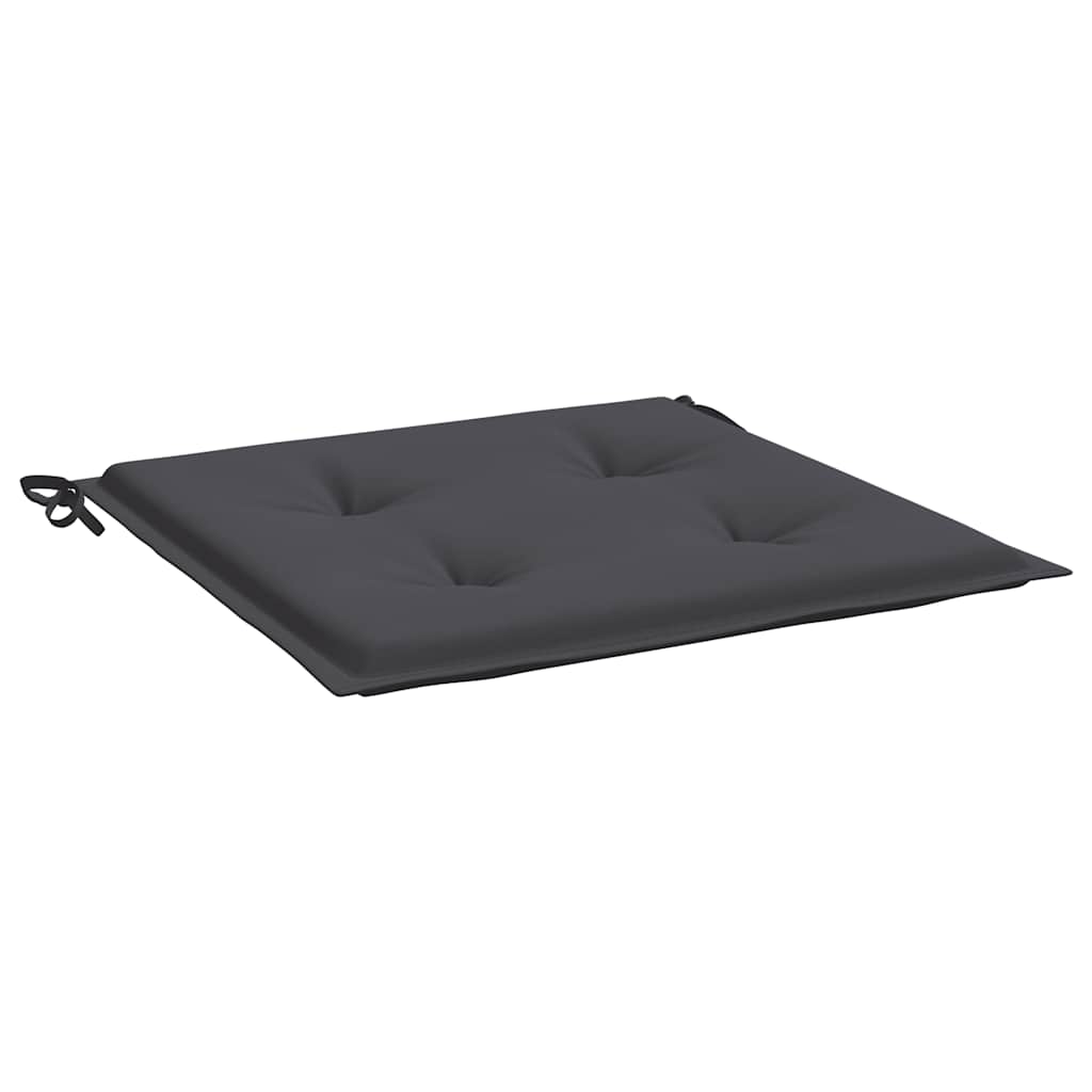 hynder til havestol 2 stk. 50x50x4 cm oxfordstof antracitgrå