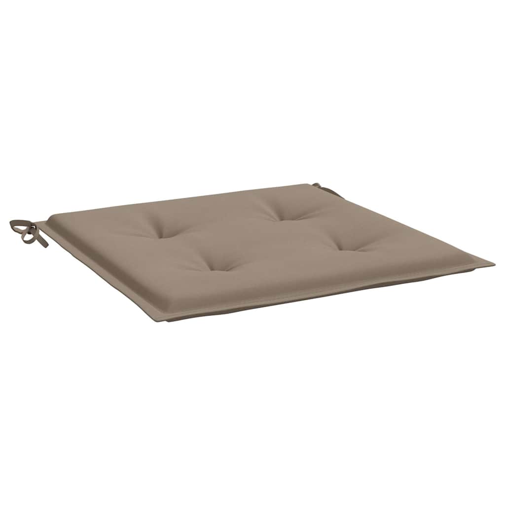 hynder til havestol 2 stk. 50x50x4 cm oxfordstof gråbrun