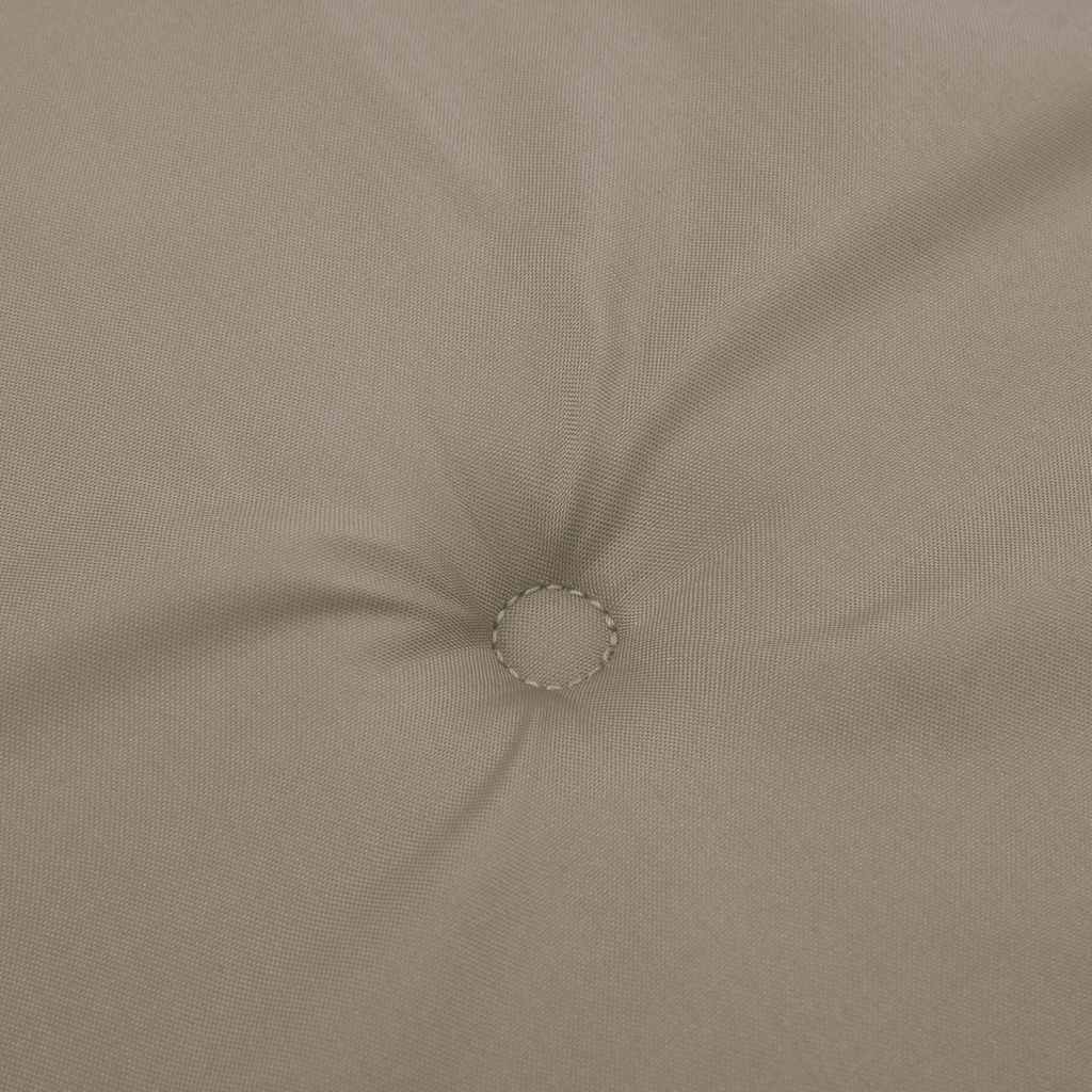 hynder til havestol 2 stk. 50x50x4 cm oxfordstof gråbrun