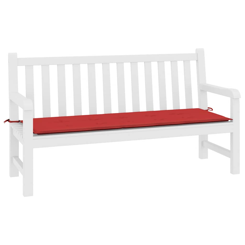 hynde til havebænk 200x50x4 cm oxfordstof rød