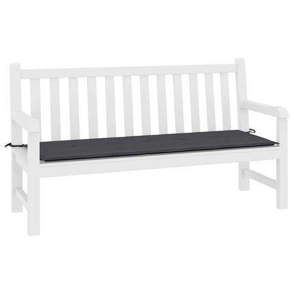 hynde til havebænk 200x50x3 cm oxfordstof antracitgrå