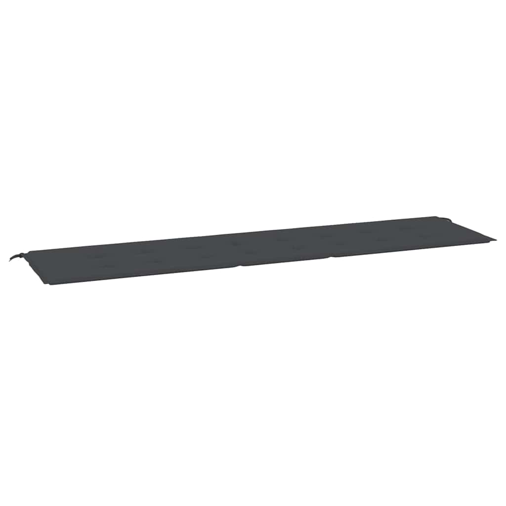 hynde til havebænk 200x50x4 cm oxfordstof sort